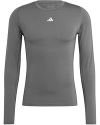 adidas - Techfit S Long Sleeve T-shirt - Lyst