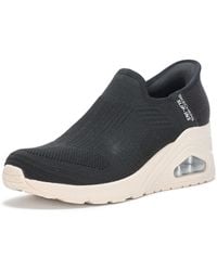 Skechers - Uno Wedge-kickin' Knit Hands Free Slip-ins Sneaker - Lyst