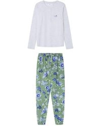 Women'secret - Long Pyjama Daily Farmer's Market Pijamas - Lyst