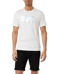 Levi's - Graphic Crewneck Tee Camiseta Hombre Foil White - Lyst