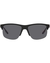 Emporio Armani - Ea4188u Universal Fit Square Sunglasses - Lyst