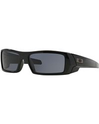 Oakley - Gascan Sunglasses Polished Black with Grey Lens + Sticker - Lyst