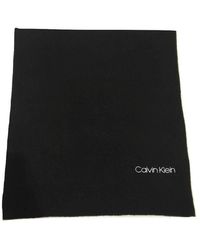 Calvin Klein Boiled Wool Scarf W Sciarpa - Nero