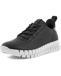 Ecco - Gruuv W Black Light Grey Sneaker - Lyst