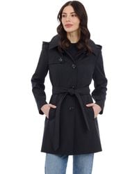 Michael Kors - Trench Coat Style Raincoat With Detachable Hood - Lyst