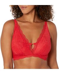 Freya - Fatale Wireless Bralette Chilli Red - Lyst