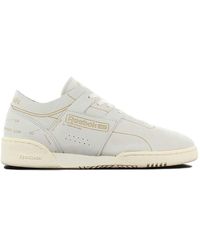 Reebok Leather White Workout Clean Ripple Ice Sneakers for Men | Lyst UK