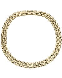 Fossil - Arden Gold Stainless Steel Necklace - Lyst