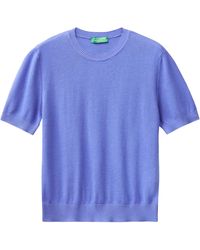 Benetton - Maglia G/C M/M - Lyst