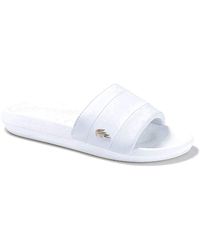 lacoste sliders ladies