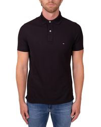 Tommy Hilfiger - Slim Polo Shirt With Logo Embroidery - Lyst