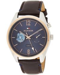 Tommy Hilfiger Multi Zifferblatt Quarz Uhr mit Edelstahl Armband 1791560 in  Blau für Herren | Lyst DE