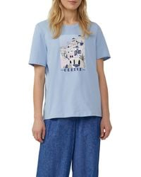 S.oliver - T-Shirt mit Frontprint - Lyst