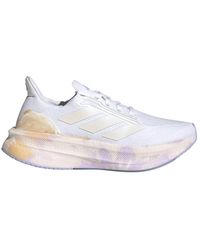 adidas - Womens Ultraboost Ultra Boost 5x Running Sneakers Shoes - White, White, 6.5 Uk - Lyst