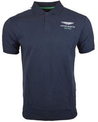 Hackett - Hackett Aston Martin Racing Shoulder Panel Polo T-shirt - Lyst