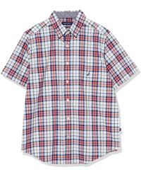 Nautica - Plaid Poplin Short-sleeve Shirt - Lyst