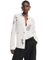 Desigual - Camiseta de ga Larga para Mujer Blouse - Lyst