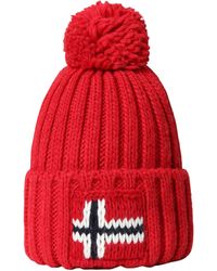 Napapijri Semiury Bobble Hat in Yellow 