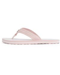 Tommy Hilfiger - Flip Flops Stripes Beach Sandal mit Logo - Lyst