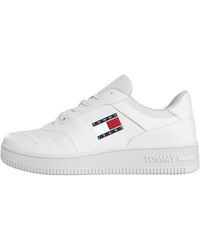 Tommy Hilfiger - Tommy Jeans Hombre Sneaker con suela cupsole Retro Basket Zapatillas - Lyst