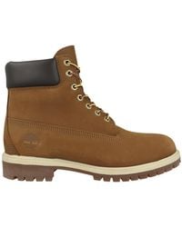 Timberland - S Premium 6 Inch Nubuck Leather Dark Wheat Boots 10.5 Uk - Lyst