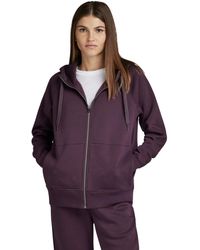 G-Star RAW - Premium Core 2.1 Hooded Zip Thru Sweatshirt Sweats - Lyst