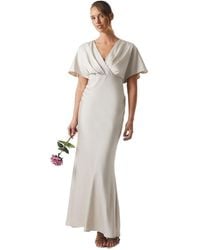 Coast - Batwing Sleeve Satin Fishtail Bridesmaid Dress - Lyst