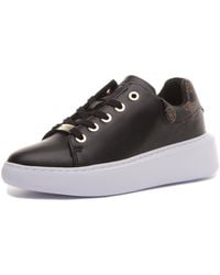 Guess - Bradly 2 S Black/brown Trainers-uk 7 / Eu 40 - Lyst
