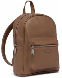 Replay - Women's Backpack Made Of Faux Leather - Lyst