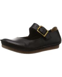 Clarks Leder Damen Janey June Knöchelriemchen in Schwarz | Lyst DE