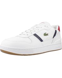Lacoste - T-Clip Set 224 8 SMA Bianco Blu Rosso Bianco Blu Rosso/46 - Lyst