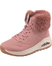 Skechers - , Winter Boots Donna, Pink, 37 EU - Lyst