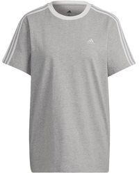 adidas - Essentials 3 Stripes T-shirts - Lyst