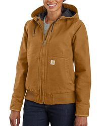 Carhartt - Wj130 Washed Duck Active Jacket () Clothing - Lyst