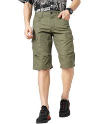 Celio* - Pantaloncini casual cargo da uomo in tinta unita a costine in cotone tinta unita - Lyst