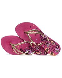 havaianas raspberry rose