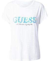 Guess - Donna T-Shirt SS CN Stine Tee W2GI03K68D0 XS Bianco Pure White g011 - Lyst