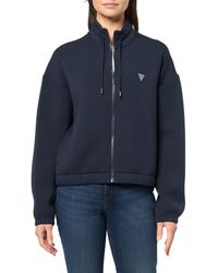 Guess - Cecilia Scuba Zip Sweatshirt - Lyst