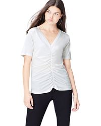FIND Ruched Front T-shirt - White