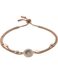 Fossil - Greja bransoletka Mother-of-Pearl - Lyst
