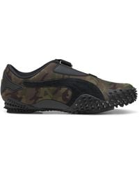 PUMA - Mostro Camo Baskets à enfiler décontractées pour femme Noir - Lyst
