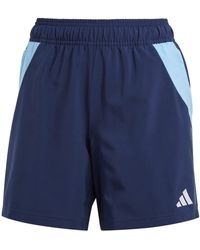 adidas - Teamsport Textiel - Shorts Tiro 24 Competition Downtime Short Blauw - Lyst
