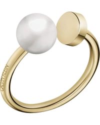 Calvin Klein Anello da Donna Bubbly Champagne - Multicolore