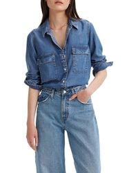 Levi's - Doreen Utility Woven Shirts Voor - Lyst