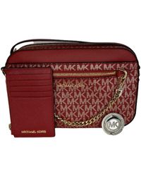 Michael Kors - Jet Set Large Chain Crossbody Bag Bundled With With Sm Tz Coinpouch Wallet Purse Hook - Lyst