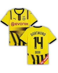 PUMA - Offizielles Trikot Borussia Dortmund 24/25 - Beier 14 - Gr. L - Fussball Geschenke - Lyst
