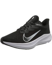Nike Air Zoom Winflo 7 Running Trainers in Black - Save 25% | Lyst UK