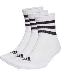 adidas - 3-Streifen Cushioned Sportswear Mid-Cut Socken, 3 Paar - Lyst