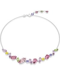 Swarovski - Pendientes de Aro Gema para Mujer - Lyst