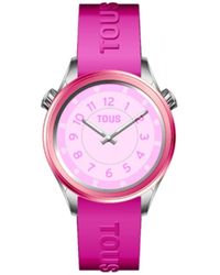 Tous - Reloj Mini Self Time 200358050 silicona rosa - Lyst